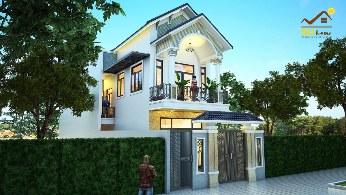 Thiết kế nhà mái thái đà nẵng